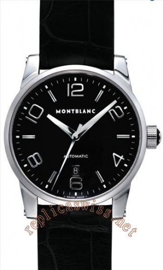 Montblanc TimeWalker Large Auomatic Men's Watch 09674 - Click Image to Close