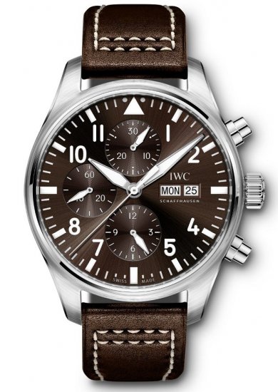 Swiss Replica IWC Pilot Antoine de Saint Exupery Chronograph Mens IW377713 Watch - Click Image to Close