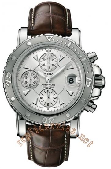 Montblanc Sport Chronograph Men's Watch 35777 - Click Image to Close