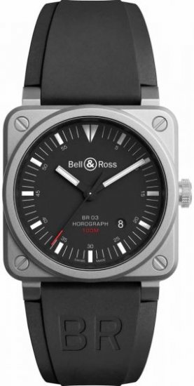 Swiss Replica Bell & Ross BR 03-92 Horograph BR0392-HOR-BLC-SRB - Click Image to Close