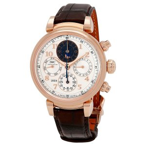 Swiss Replica IWC Da Vinci Silver Dial Automatic Mens Perpetual Calendar IW392101 Watch