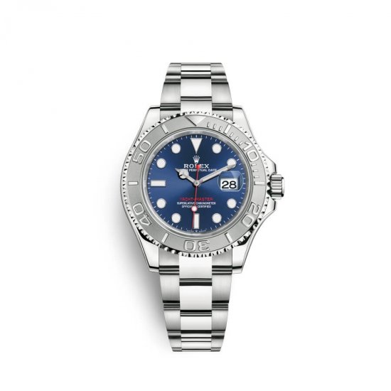 Fake Rolex Yacht-Master 40 Oystersteel platinum M126622-0002 Blue Dial Watch - Click Image to Close