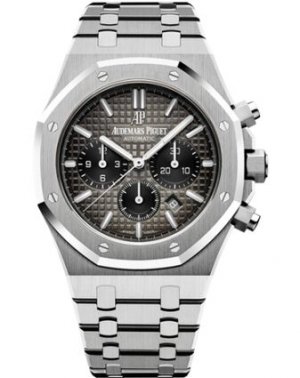 Swiss Replica Audemars Piguet Royal Oak Chronograph 41 Platinum Smoked Slate Bracelet 26332PT.OO.1220PT.01