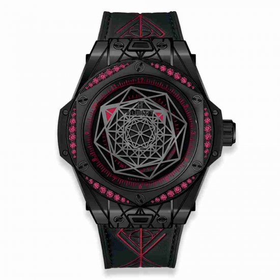 Swiss Replica Hublot Big Bang One Click Sang Bleu All Black Red 39mm 465.CS.1119.VR.1202.MXM18 - Click Image to Close