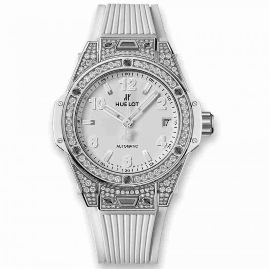 Swiss Replica Hublot Big Bang Steel White Pavé 39mm 465.SE.2010.RW.1604 - Click Image to Close