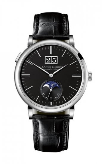 Swiss Replica A. Lange & Sohne Saxonia Moon Phase 384.029 Watch - Click Image to Close