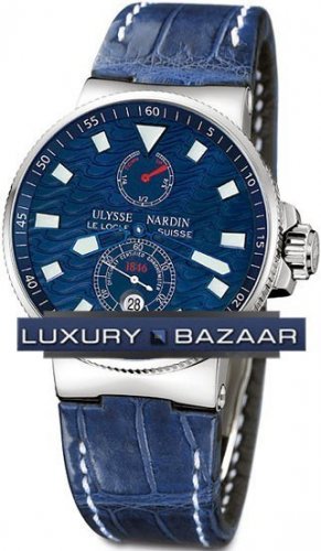 Ulysse Nardin Maxi Marine Chronometer Blue Wave (Steel / Blue /