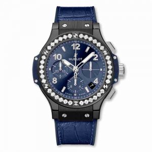 Swiss Replica Hublot Big Bang Ceramic Blue Diamonds 41mm 341.CM.7170.LR.1204