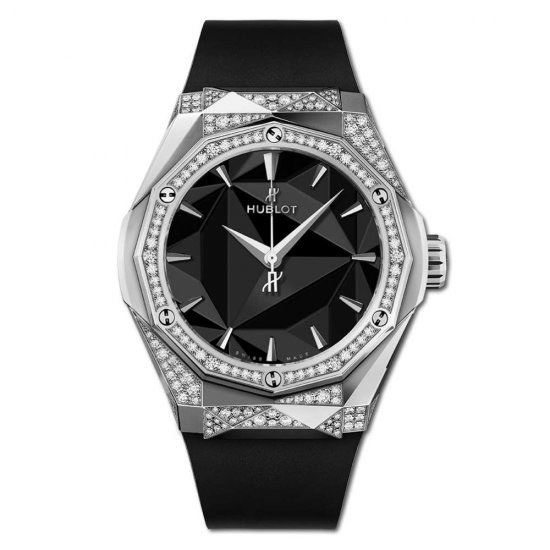 Copy Hublot Classic Fusion Orlinski Titanium Alternative Pave - Click Image to Close