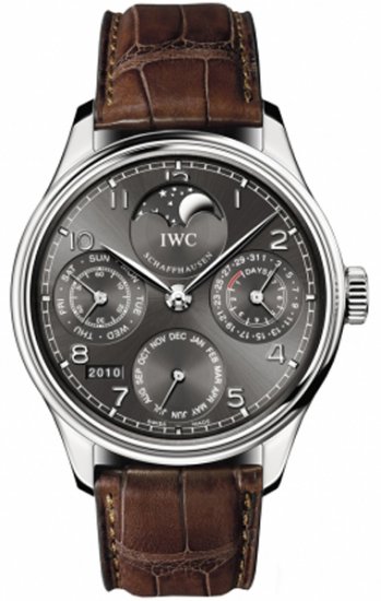 IWC Watch Portuguese Perpetual Calendar Perpetual Moonphase IW50 - Click Image to Close