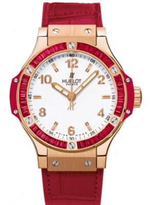 Hublot Big Bang Quartz Gold Tutti Frutti 38mm 361.pr.2010.lr.191