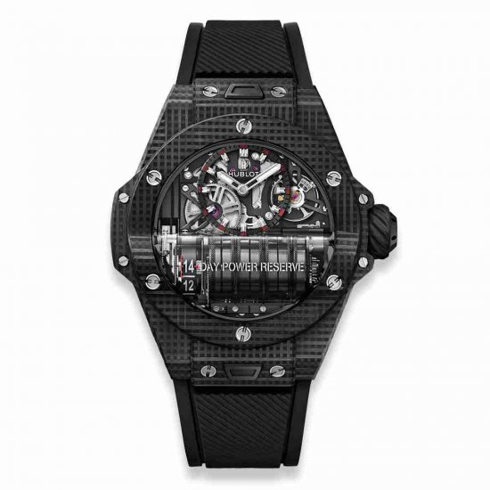 Swiss Replica Hublot MP-11 Power Reserve 14 Days 3D Carbon 45mm 911.QD.0123.RX - Click Image to Close