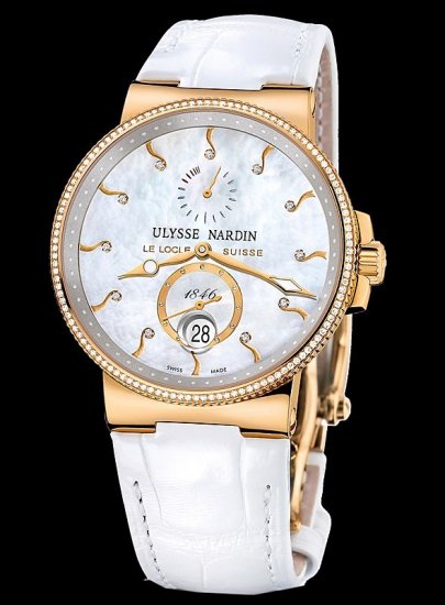 Ulysse Nardin Maxi Marine Chronometer Lady 266-66B/991 - Click Image to Close