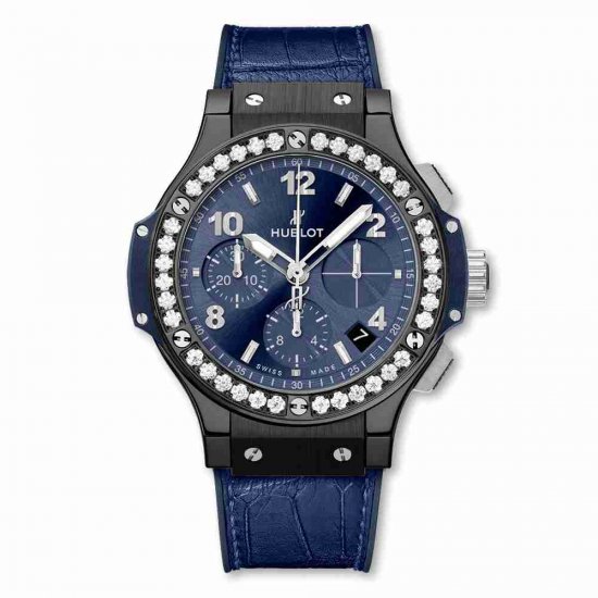 Swiss Replica Hublot Big Bang Ceramic Blue Diamonds 41mm 341.CM.7170.LR.1204 - Click Image to Close