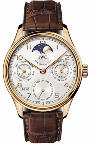 IWC Watch Portuguese Perpetual Calendar Perpetual Moonphase IW50 - Click Image to Close