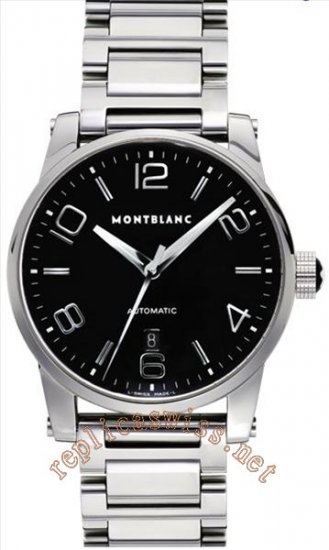 Montblanc TimeWalker Large Auomatic Men's Watch 09672 - Click Image to Close