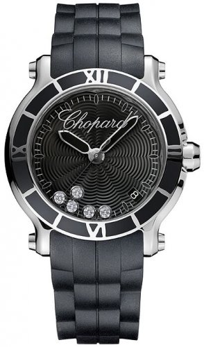 Chopard Happy Sport Round Quartz 36mm Ladies Watch 278551-3002