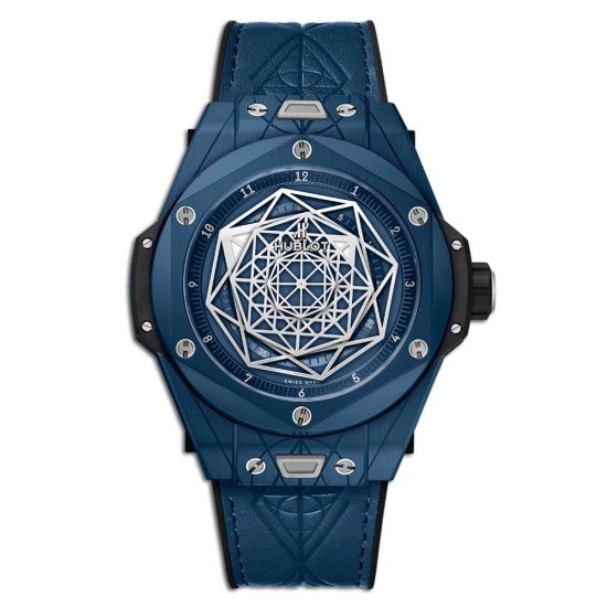 Copy Hublot Big Bang Unico Sang Bleu Ceramic Blue - Click Image to Close