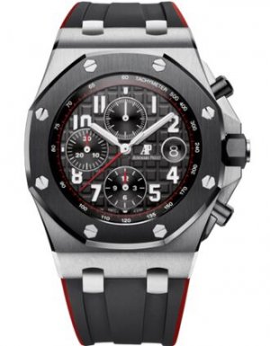 Swiss Replica Audemars Piguet Royal Oak Offshore 26470 Stainless Steel Ceramic Black Rubber 26470SO.OO.A002CA.01