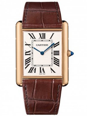 Cartier Tank Louis Cartier Rose Gold Mens Watch W1560017