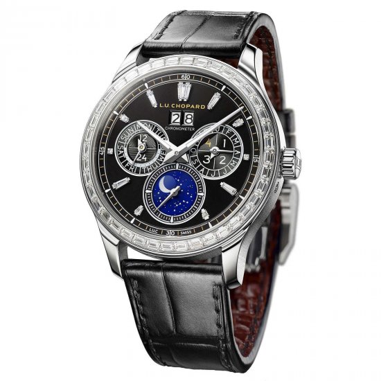 Copy Chopard L.U.C Lunar One Black Tie Watch 171927-9002 - Click Image to Close