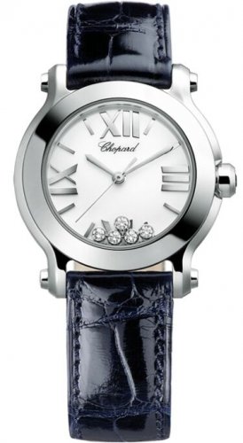 Chopard Happy Sport Round Quartz 30mm Ladies Watch 278509-3001