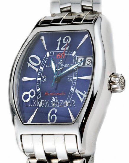 Ulysse Nardin Michelangelo UTC (SS/Blue/SS) 223-68-7/583 - Click Image to Close