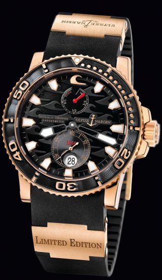 Ulysse Nardin Marine Collection Black Surf 266-37LE-3A - Click Image to Close