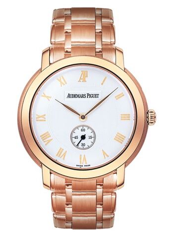 Audemars Piguet Jules Audemars Small Seconds Pink Gold Watch - Click Image to Close