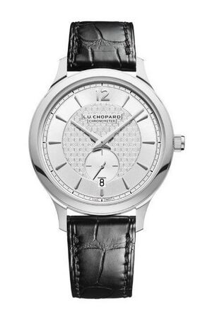 Swiss Replica Chopard L.U.C XPS 1860 Officer 18K White Gold Mens 161242-1001