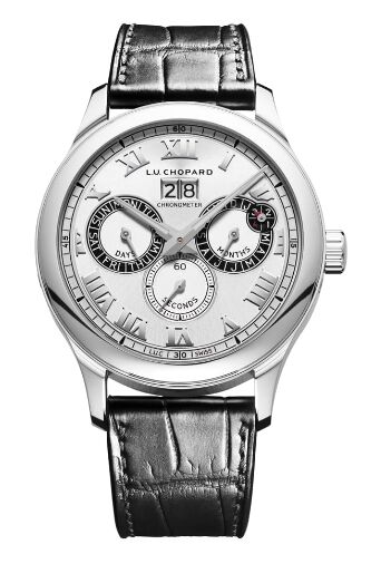 Swiss Replica Chopard L.U.C Perpetual Twin Stainless Steel 168561-3001 - Click Image to Close