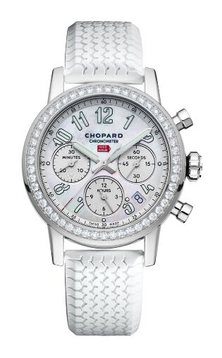 Swiss Replica Chopard Mille Miglia Classic Chronograph diamond-set Stainless Steel 178588-3001 - Click Image to Close