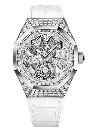 Swiss Replica Audemars Piguet Royal Oak Concept Flying Tourbillon White Gold 26228BC.ZZ.D011CR.01 - Click Image to Close