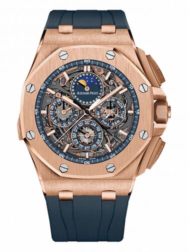 Swiss Replica Audemars Piguet Royal Oak Offshore Grande Complication Rose Gold 26571OR.OO.A027CA.01.99 - Click Image to Close