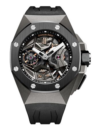 Swiss Replica Audemars Piguet Royal Oak Concept Flying Tourbillon GMT Titanium 26589IO.OO.D002CA.01 - Click Image to Close