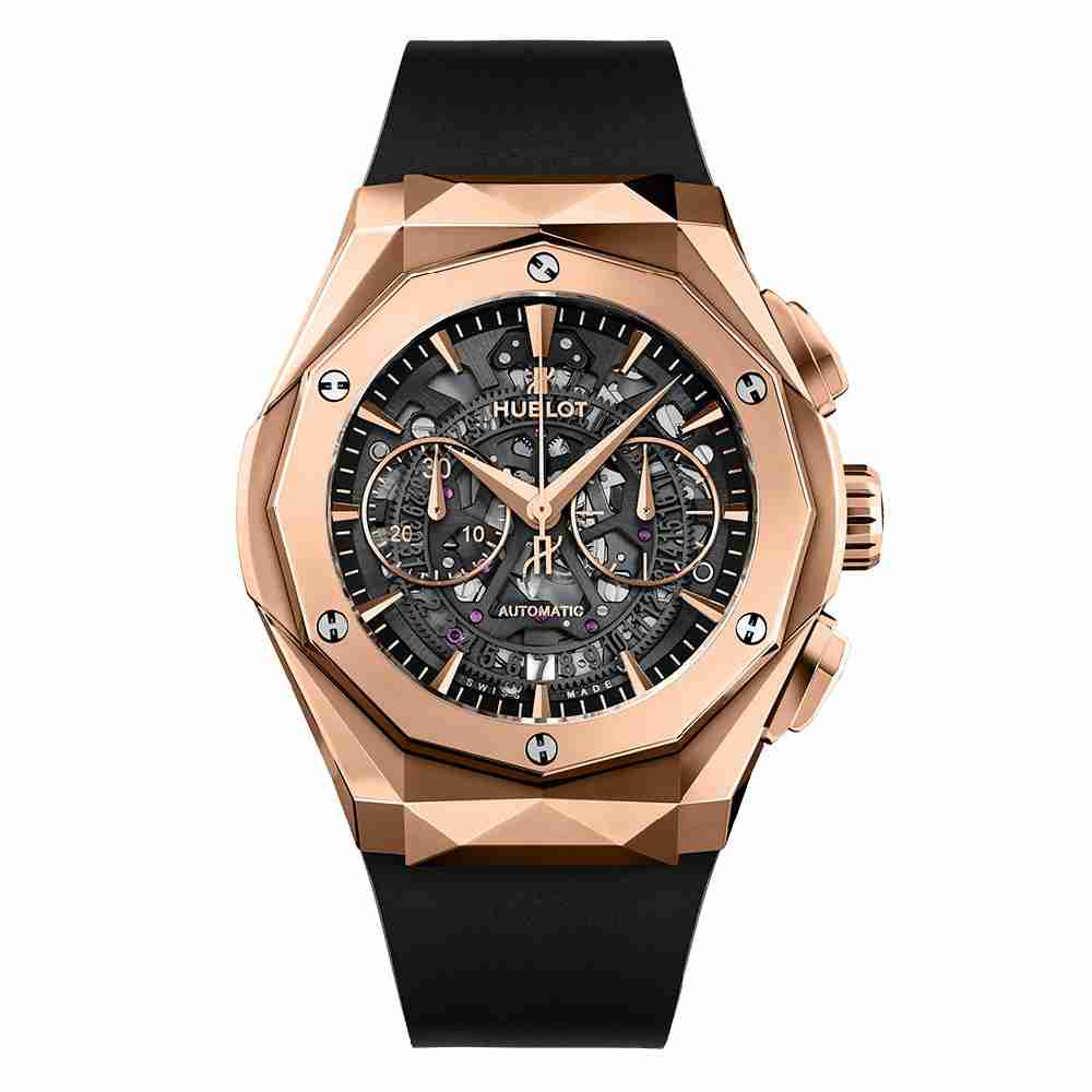 Swiss Replica Hublot Classic Fusion Aerofusion Chronograph Orlinski King Gold 45mm 525.OX.0180.RX.ORL18