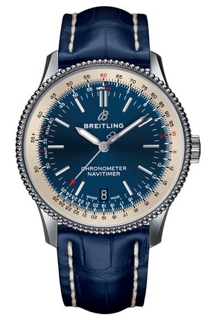 Swiss Replica Breitling Navitimer 1 Automatic 38 Blue Dial Mens A17325211C1P1 - Click Image to Close