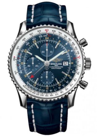 Swiss Replica Breitling Navitimer World Stainless Steel A2432212/C651/746P/A20BA.1 - Click Image to Close