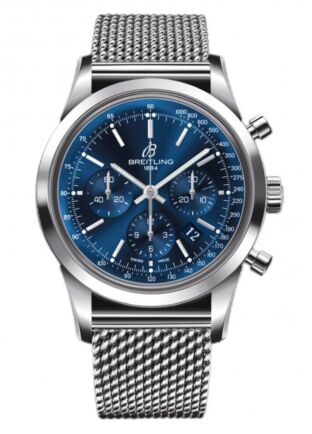 Swiss Replica Breitling Transocean Chronograph Limited Edition Stainless Steel AB015112/C860/154A - Click Image to Close