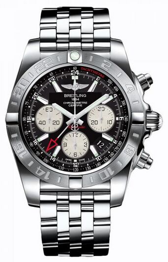 Swiss Replica Breitling Chronomat 44 GMT Stainless Steel AB042011/BB56/375A - Click Image to Close