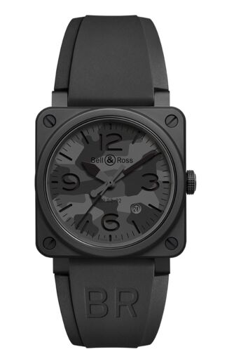 Swiss Replica Bell & Ross BR 03 92 Black Camo BR0392-CAMO-CE/SRB - Click Image to Close