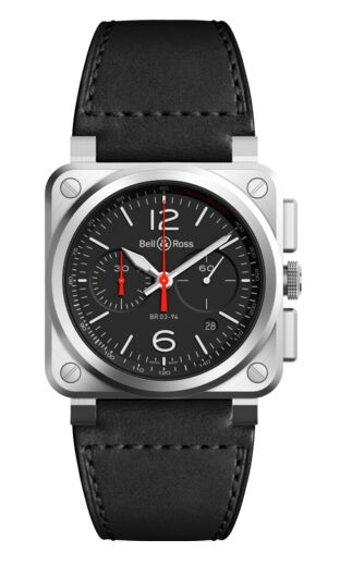 Swiss Replica Bell & Ross BR 03 94 Black Steel BR0394-BLC-ST/SCA - Click Image to Close