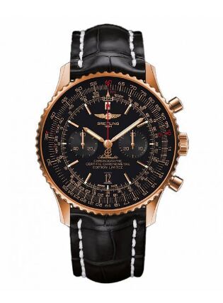 Swiss Replica Breitling Navitimer 01 46mm Rose Gold RB01271A/BG07/760P/R20BA.1 - Click Image to Close