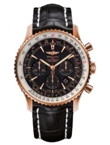 Swiss Replica Breitling Navitimer 01 Rose Gold RB0127E6/BF16/760P/R20BA.1 - Click Image to Close