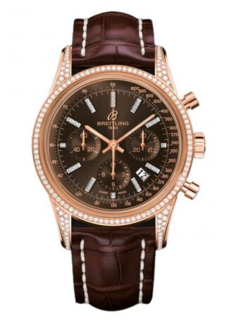 Swiss Replica Breitling Transocean Chronograph Rose Gold RB0152AF/Q596/739P/R20BA.1 - Click Image to Close