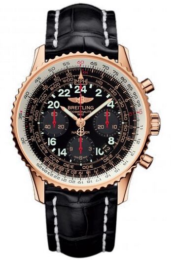 Swiss Replica Breitling Navitimer Cosmonaute Rose Gold RB0210B5/BC19/743P/R20BA.1 - Click Image to Close