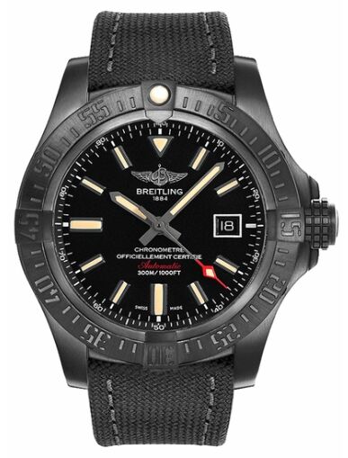 Swiss Replica Breitling Avenger Blackbird Black Titanium - Volcano Black V1731010/BD12/105W/M20BASA.1 - Click Image to Close