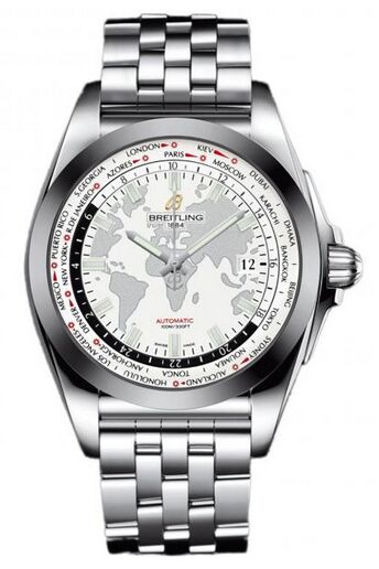 Swiss Replica Breitling Galactic Unitime Stainless Steel WB3510U0/A777/375A - Click Image to Close