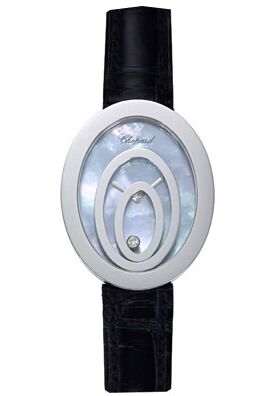 Chopard Happy Sport Oval 5 Floating Diamonds Ladies Watch 207193