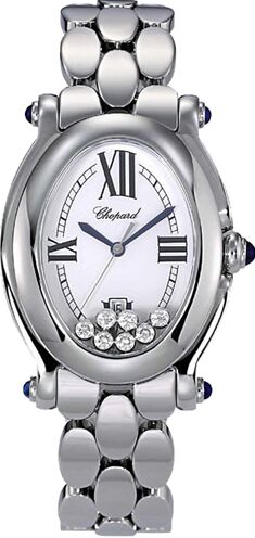 Chopard Happy Sport Oval 7 Floating Diamonds Ladies Watch 278418